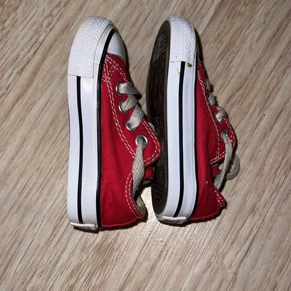 Converse Chuck Taylor All Star Lo Sneaker - Baby / Toddler - Red - Picture 7 of 7